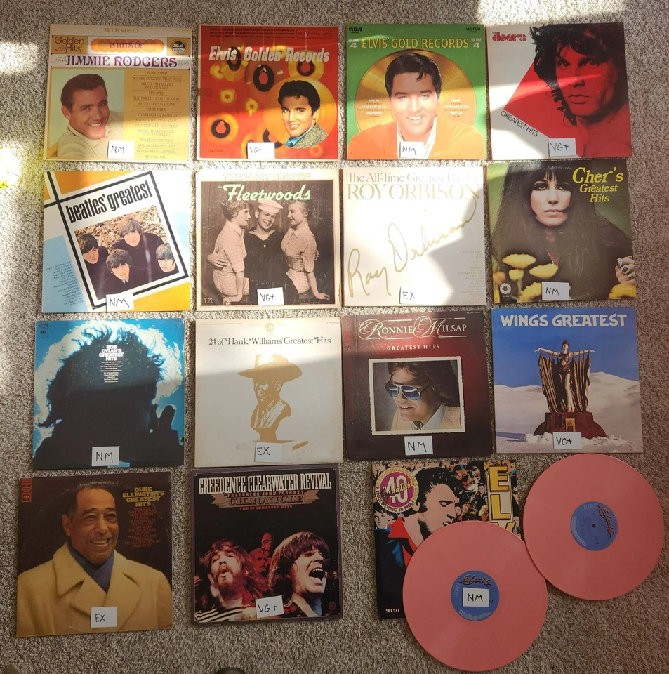 Greatest Hits Best of LP's your favorites pick from the pull down VG+ to NR Mint - Image 1 of 1