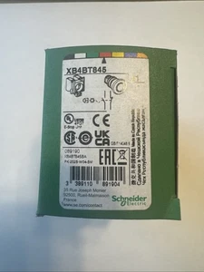 New In Box SCHNEIDER XB4BT845 XB4 BT845 PUSHBUTTON SWITCH RED ROUND - Picture 1 of 7