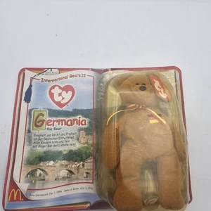 Germania The Bear International Bears II McDonald Collectible 2000 TY 5" Rare - Picture 1 of 5