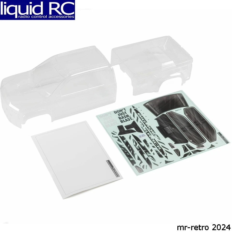 Arrma 411025 BIG ROCK Clear Body Inc. Decals - Image 1 of 1