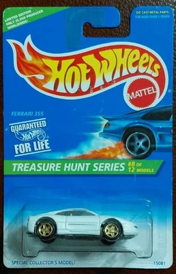Hot Wheels Treasure Hunt Series Ferrari 355 1996 w/Protector - Image 1 of 4