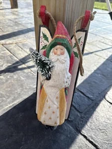 D. Calla House Of Hatten Santa On Sled 2002 - Picture 1 of 3