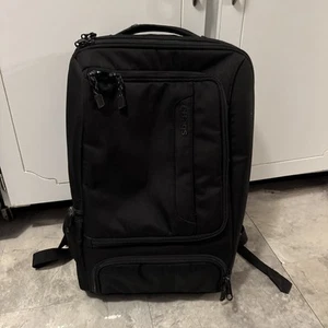 eBags Pro Slim Laptop Backpack Black Travel Orange Interior EB2146-16 Bag - Afbeelding 1 van 9