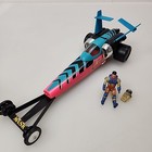 1987 MASK Kenner Afterburner Car Orange Missile Figure W/ Mask Incomplete 