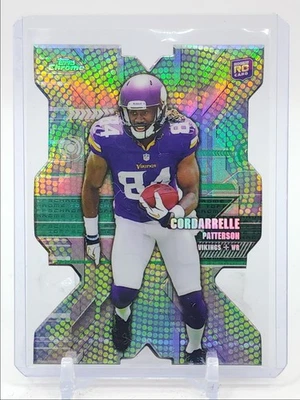 CORDARRELLE PATTERSON 2013 TOPPS CHROME ROOKIE DIE CUT REFRACTOR RC Q3152 - Image 1 of 2