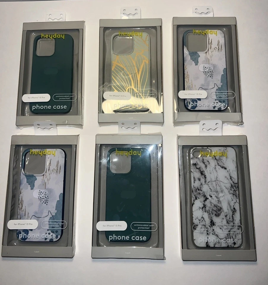 Lote de 6 fundas de teléfono Heyday 5 para iPhone 13 Pro-1 para iPhone 6-7-8 Plus Foto 1 de 4