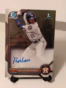 Bowman Chrome 2022 - Prospect Autographs Roilan Machandy #CPA-RM (AU, RC) - Imagen 1 de 5