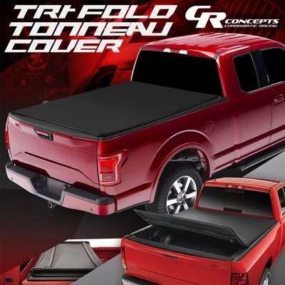 CUBIERTA TONEL TRIPLE PLEGABLE DE VINILO SUAVE PARA FORD F-150 2015-2020 6,5 FT PLATAFORMA LATERAL Foto 1 de 4