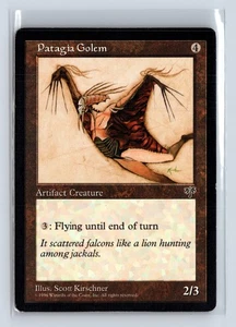 (2x) PATAGIA GOLEM – MTG Magic the Gathering Card – Mirage – Uncommon - Picture 1 of 6