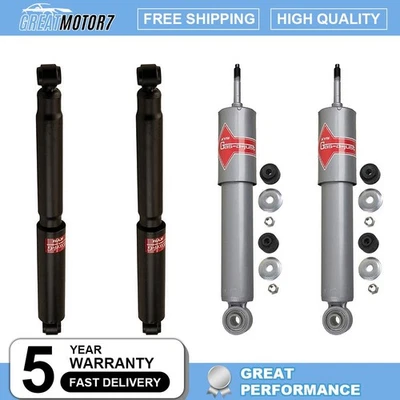 Amortiguadores delanteros traseros KYB OE para Nissan Frontier 2000 2001 2002-2004 Foto 1 de 4