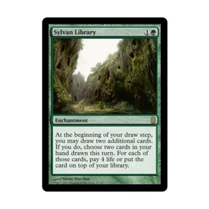 WOTC MtG Commander's Arsenal Sylvan Library (R) (Foil) EX - Picture 1 of 1