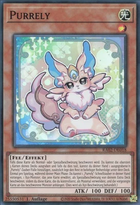 YuGiOh Purrely (V.1) RA02-DE018 Super Rare Deutsch Neu 1st - Bild 1 von 2