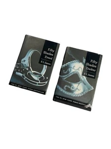 Fifty Shades Of Grey - E. L. James Hard Cover Signed Two Book Lot - Picture 1 of 8