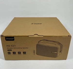Inwa MZ-621 White Black Outdoor Bluetooth Wireless Networking Speaker Pack 2 - Picture 1 of 5