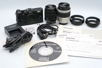 PENTAX Q-S1 02/06 Zoom Kit 12.4 MP Digital SLR Camera -(Black) - Image 1 of 4