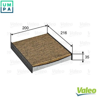 FILTER CABIN AIR 701026 FOR RENAULT CLIO/MIO/IV/Sport/Tourer/SPORT/TOURER 0.9L - Image 1 of 4