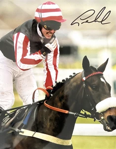 GRAHAM LEE - GRAND NATIONAL WINNING JOCKEY - EXCELLENT SIGNED PHOTOGRAPH - Picture 1 of 1