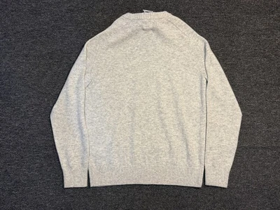 H&M Sweater Mens Medium Gray Wool Blend Recycled Polyester L.O.G.G. Pullover New - Image 1 of 4
