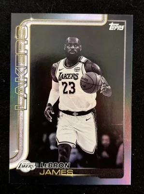 LeBron James 2025-26 Topps Exclusive Blackout Parallel #150 Los Angeles Lakers - Image 1 of 4