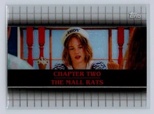 2025 Topps High Tek Stranger Things #C-19 Chapter Two - The Mall Rats Compendium - Bild 1 von 2