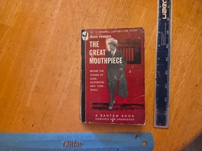 The Great Mouthpiece by Gene Fowler - 1946 Bantam Paperback Foto 1 de 4