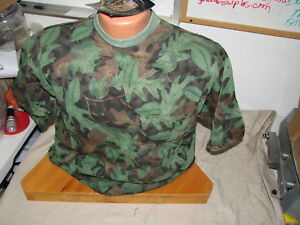 Med spring green short sleeve hunting w/pocket t-shirt