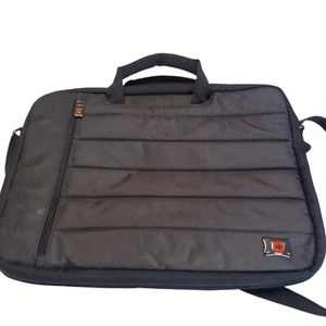 Wenger Swiss Gear Laptop Bag 17"Black Case w Strap Black - Picture 1 of 13