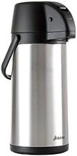Thermal Coffee Airpot Carafe 101oz | 17cup Insulated Thermos With Pump Beverag