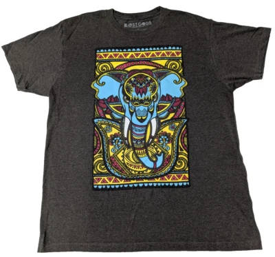 Camiseta LOST GODS Bhangra Elephant Marrón - Hombre Grande Foto 1 de 4