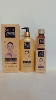 VITAMIN CE Gluta.White Glutathione & Collagen Whitening Body Lotion Plus Serum