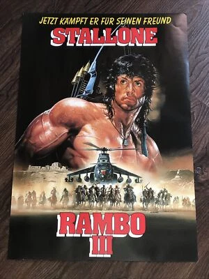 Rambo 3 - Kinoplakat Poster A1, Sylvester Stallone, R. Casaro - Bild 1 von 2
