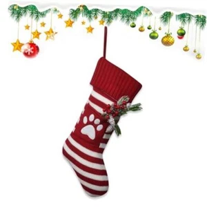 Large Christmas Stockings Xmas Fireplace Hanging Stockings Style 6: Red Stripes - Picture 1 of 6