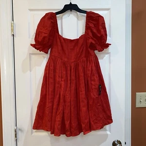 Lulus Dress Red Medium - Picture 1 of 6