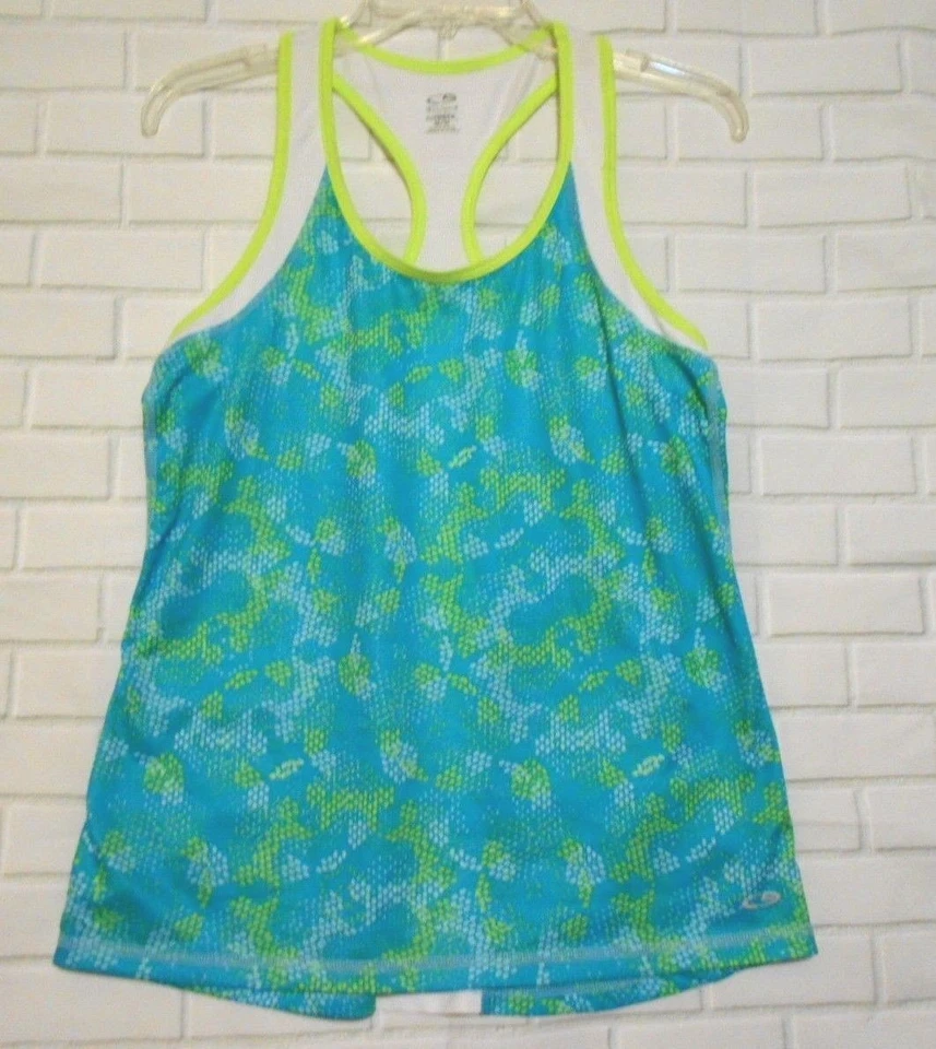 Camiseta sin mangas Champion Duodry para mujer talla mediana turquesa costera playera  Foto 1 de 4