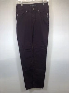 SILVER Jeans Co. Silver Women's SUKI SKINNY Jeans Size W24/L31 Purple EUC - Picture 1 of 6