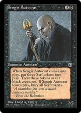 MTG 1x Sengir Autocrat Homelands Card Magic The Gathering