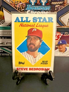 1988 Topps Baseball - All Star #407 Steve Bedrosian Phillies - Picture 1 of 2
