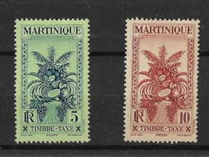 1933 - Mustique Postage Due Stamps of Fruits 5c & 10c MH SG#174 & SG#175 - Picture 1 of 1