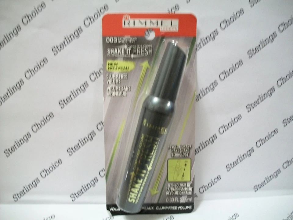 Rimmel Shake It Fresh Clump Free Volume Mascara #003 Extreme Black - Image 1 of 1
