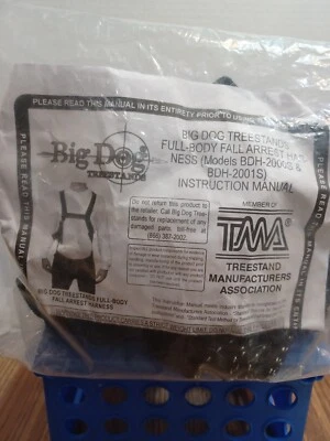 Tree Stand Full Body Fall Arrest Harness Big Dog - Up to 300 lbs - New Sealed  - Image 1 of 4