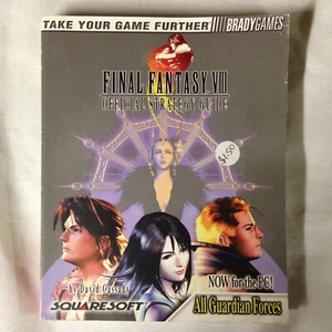 Final Fantasy VIII Official Strategy Guide / Brady games 2000 'Now For PC' alt - Picture 1 of 3