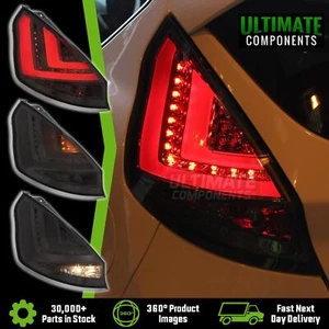 Ford Fiesta Mk7 Van 2009-2013 LED Light Tube Smoked Upgrade Rear Tail Lights ST - Picture 1 of 9