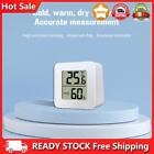 1/2/4pcs Weather Station Clocks Battery Powered LCD Digital for Home Living Room
