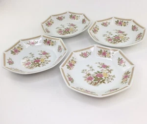 Octagonal Originals 7-3/8” Soup Salad Bowls Tyrol 1702 Porcelain 4 Vintage - Picture 1 of 5