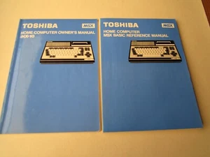 TOSHIBA HOME COMPUTER MSX BASIC REFERENCE & OWNERS MANUAL VGC - Picture 1 of 1