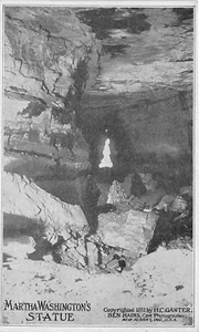 Statua di Martha Washington grotta mammut KY Kentucky c1910 cartolina 4697 - Foto 1 di 2