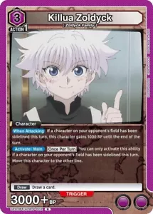 Killua Zoldyck Foil - UE02BT/HTR-P-002 NM - Union Arena - Picture 1 of 1