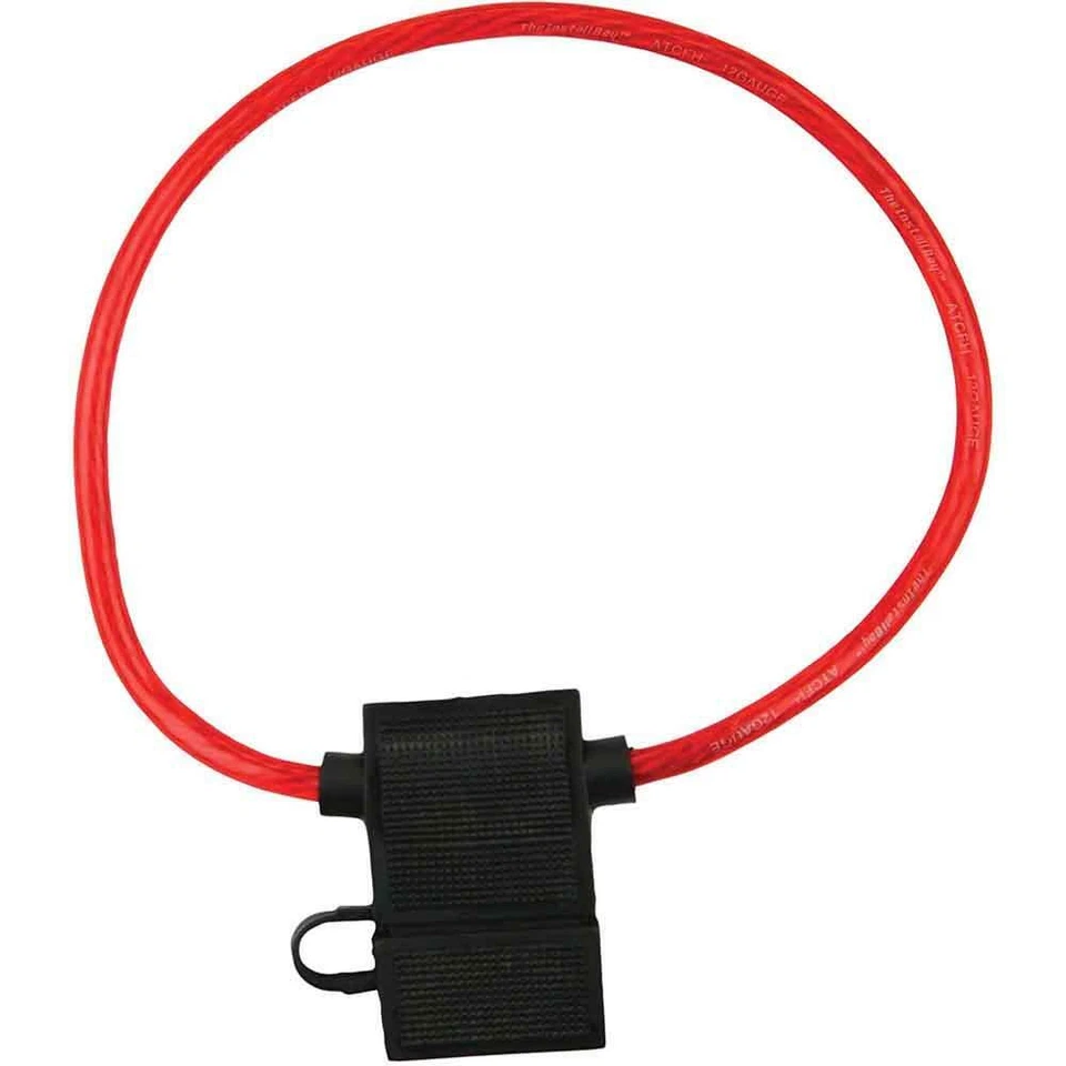 The Install Bay ATFH18C-10 ATC Fuse Holder With Cover 18 Gauge Package of 10 - Image 1 of 3