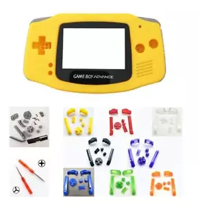 GBA Nintendo Game Boy Advance YELLOW Replacement Housing SHELL Screen BUTTONS! - Picture 1 of 2