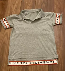 Givenchy Boys Polo T-shirt Age 12 Grey - Picture 1 of 1